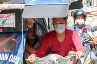 FILE: Some people have begun wearing face masks again amid the rise in Covid cases.