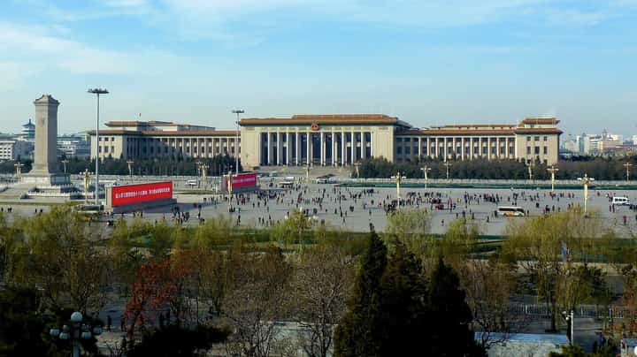 Great Hall of People and Tiananmen Square, Beijing, P.R.China