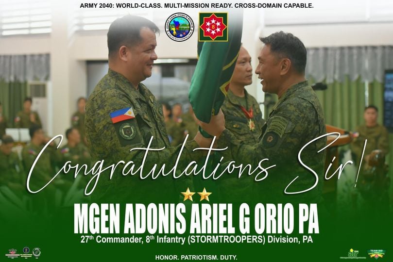 New 8ID commander vows decisive victory