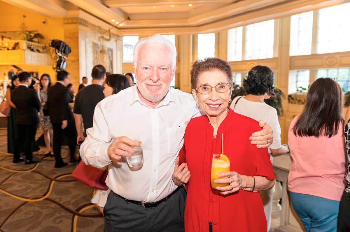 Robin Horsman with Montserrat Uy.