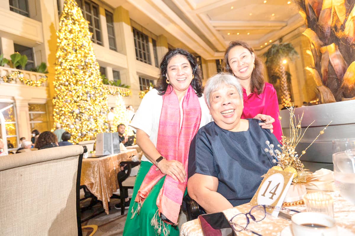 Katrina Limcaoco Alcuaz and Charlotte Kuo-Benitez. (Seated) Chingling Tanco.