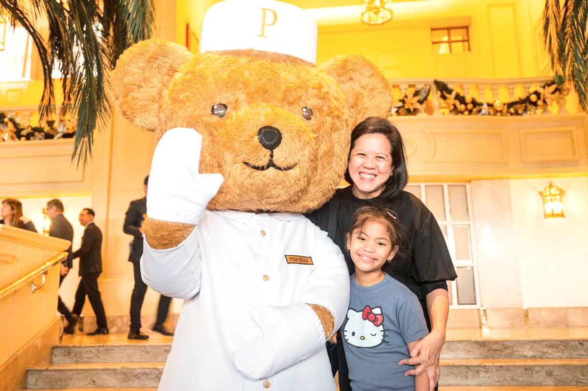 Pen Bear with Yvette and Iya Fernandez