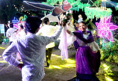 Dancers at the Belenismo sa Tarlac 2024