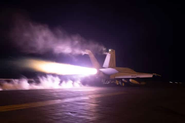 US Central Command forces conduct strikes on Houthi targets in Yemen, January 22