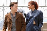 Tom Holland and Zendaya atop the Empire State Building.