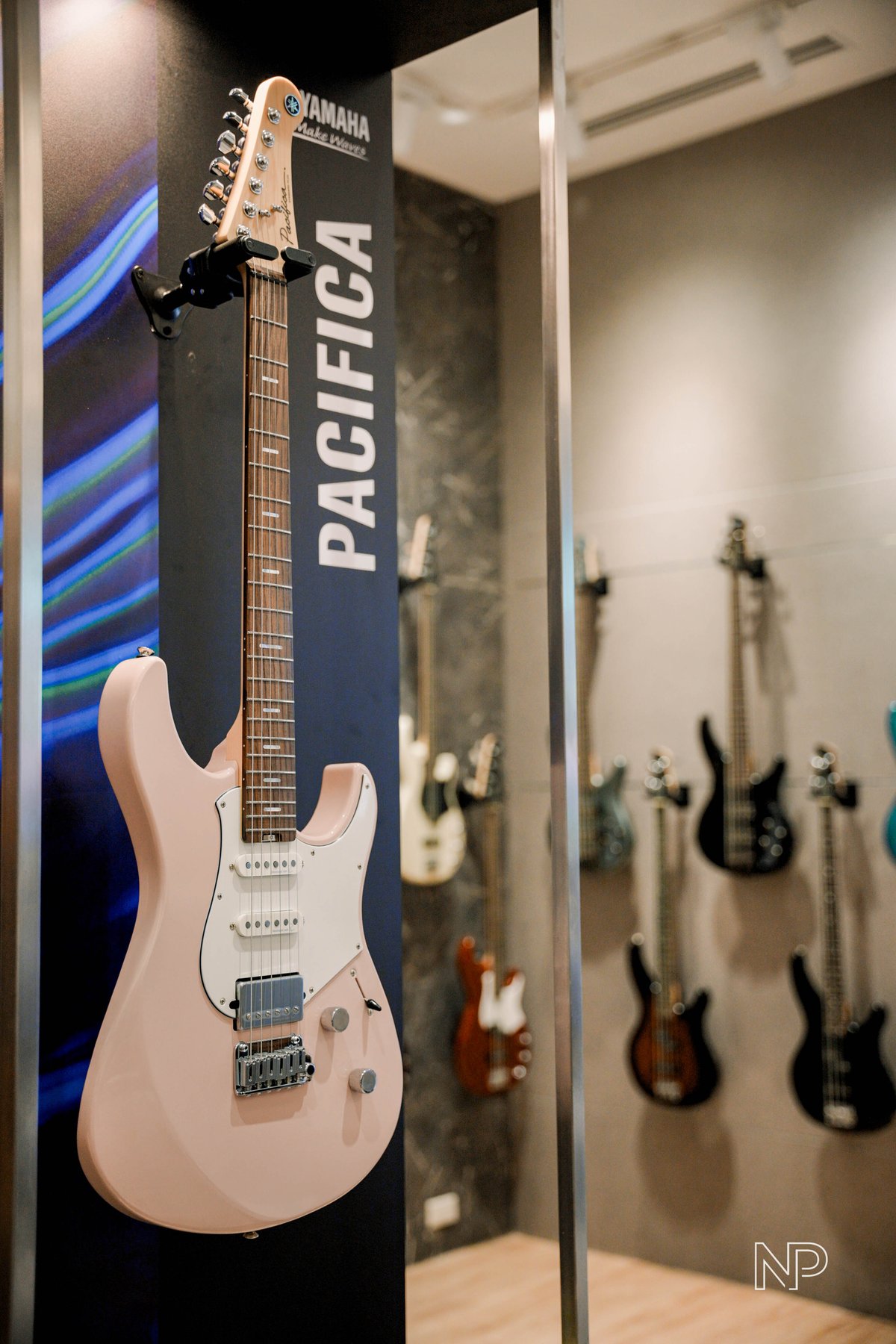 Pacifica electric guitar.