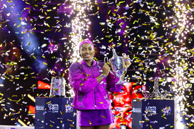 YOUNG QUEEN: Gauff rises as youngest player to rule WTA Finals