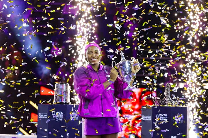 YOUNG QUEEN: Gauff rises as youngest player to rule WTA Finals
