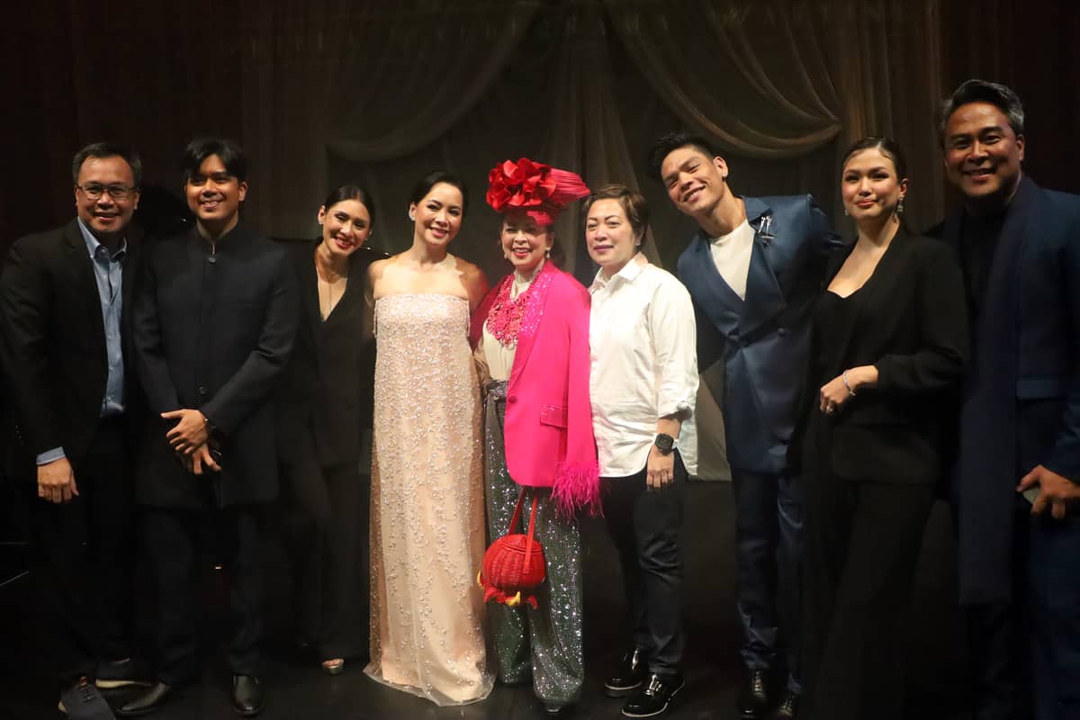 (FROM left) Rony Fortich, David Ezra, Carla Guevara Laforteza, Shiela Valderrama-Martinez, Tessa Prieto, Irene Nubla, Arman Ferrer, Yanah Laurel and Floyd Tena.