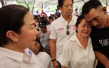 FL Liza Marcos provides aid to families Batangas ‘Kristine’ victims