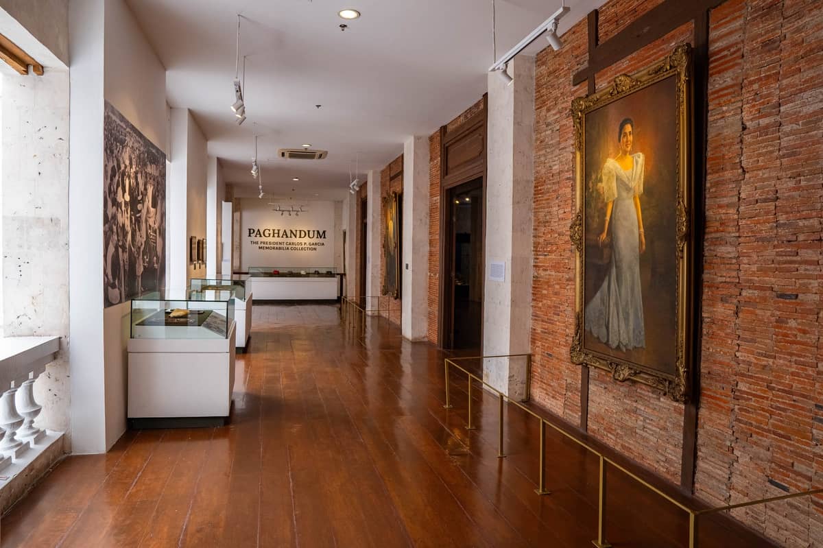 The newly opened gallery, ‘Paghandum The President Carlos P. Garcia Memorabilia Collection,’ at the National Museum of the Philippines Bohol Area Museum.