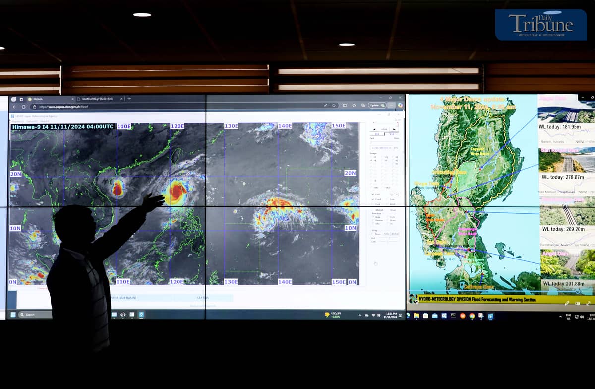 On Monday, 11 November, 2024, the Philippine Atmospheric, Geophysical, and Astronomical Services Administration (PAGASA) reported that Typhoon Nika is currently over the Cordillera Administrative Region, bringing rain and strong winds to the area.