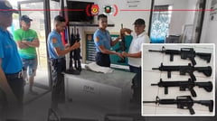 Loose firearms yield in MagDelSur