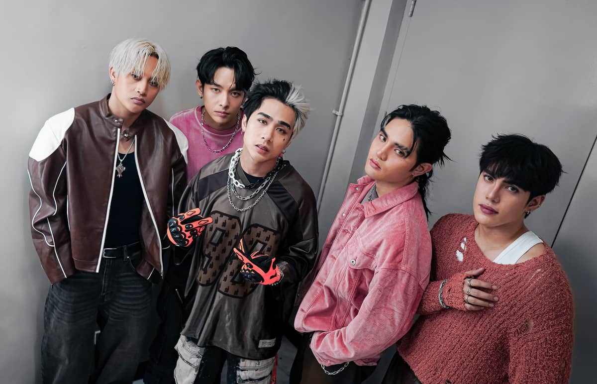 P-POP kings. SB19 members (from left) Ken, Justin, Josh, Pablo and Stell.
