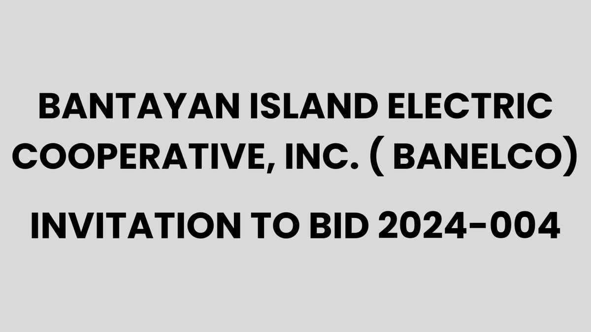 Bantayan Island Electric Cooperative, Inc. (BANELCO)