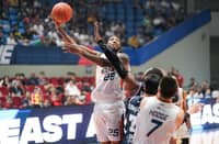 Akil Mitchell displays a glimpse of his potential when he led Meralco to an 81-80 win over Busan KCC Egis in the EASL Home And Away Season 2.