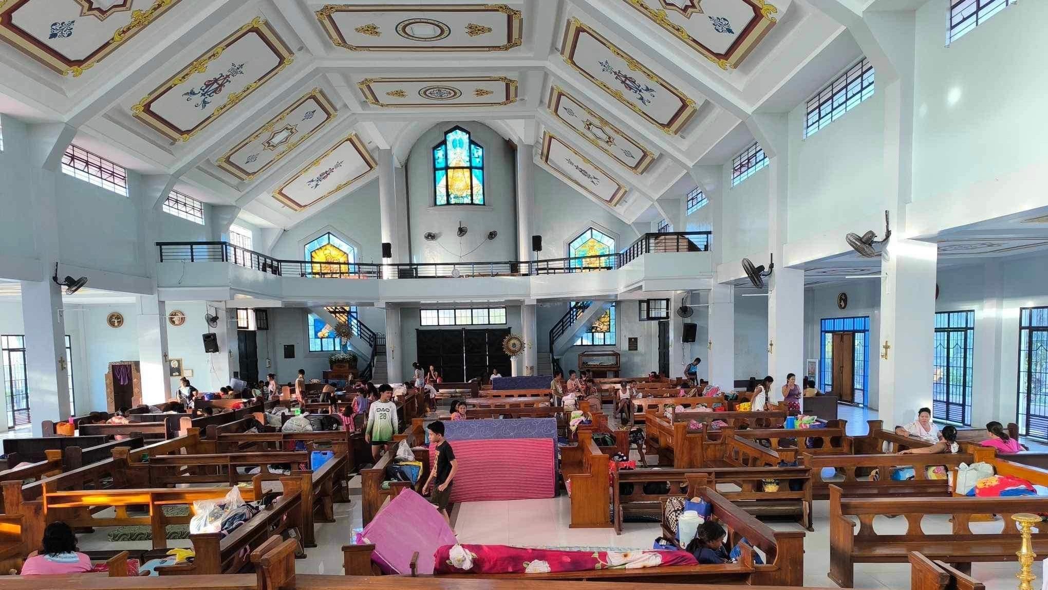 Churches in Sorsogon open doors to evacuees ahead of Typhoon Pepito