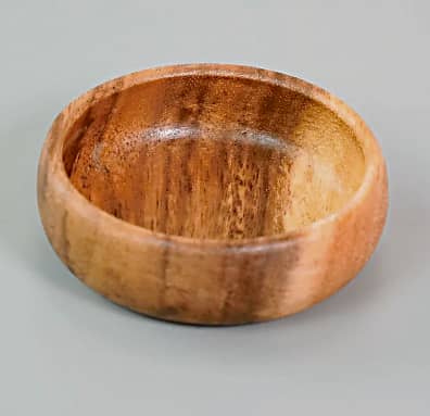 Acacia oval sushi set sauce container.