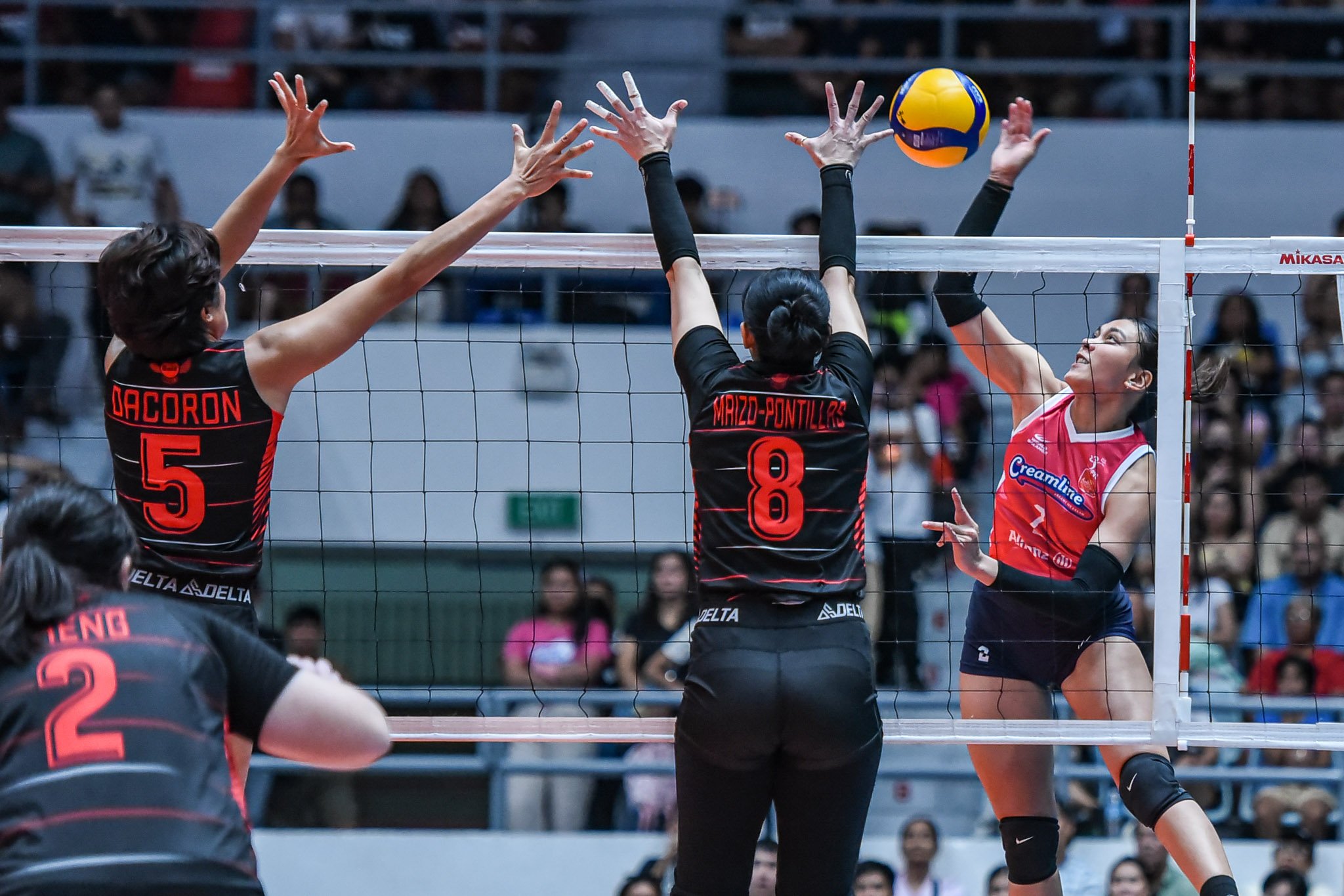 Creamline scores opening day win in Valdez return