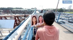 Artist brings life to Commonwealth Avenue footbridge