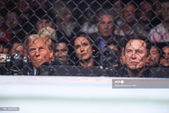 Trump draws cheers during UFC fight night appearance