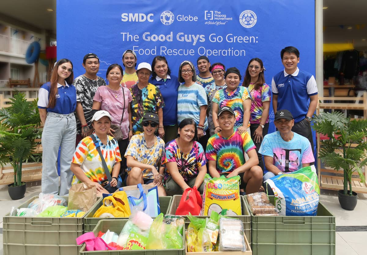 The Hapag Movement, a food rescue initiative under SM Development Corporation (SMDC)’s The Good Guys Go Green Program, collects surplus food to prevent waste, serving 3,351 meals and reducing 2,019 kg of CO2 equivalent, with plans to expand until 2025.