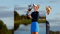 NELLY Korda collects his seventh LPGA Tour title of the year following a triumphant performance in the Annika tournament in Florida.