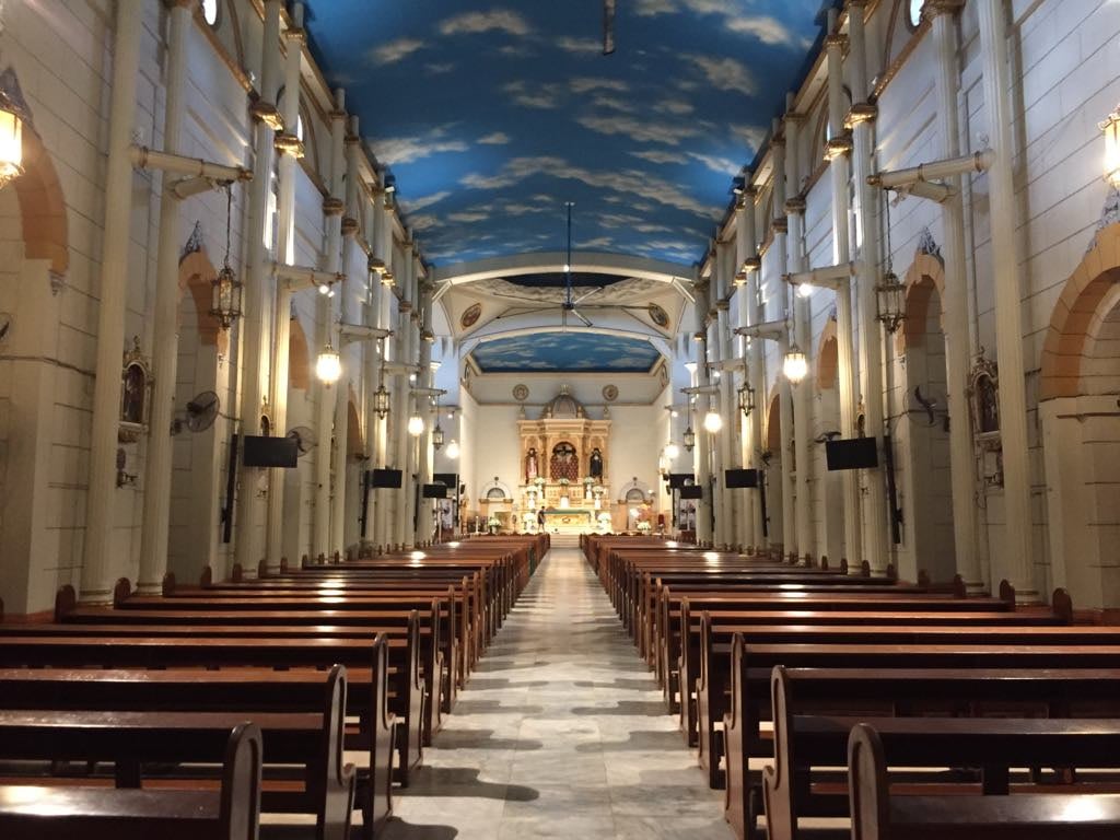 present-day church interiors.