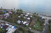 Widespread damage in Dinalungan, Aurora due to Super Typhoon 'Pepito'