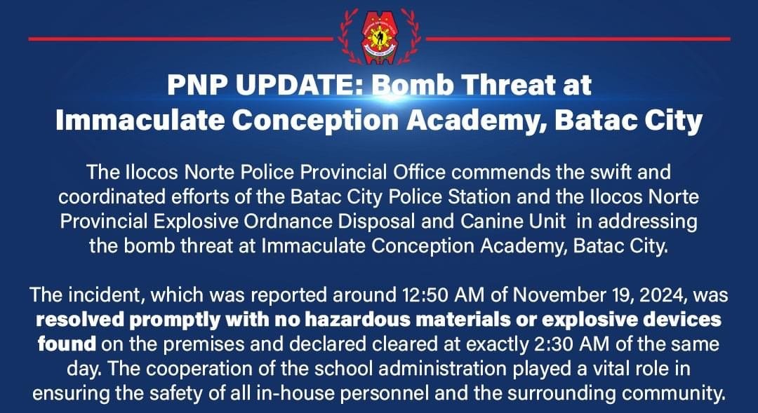 Second security threat in Batac City sparks concern