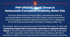 Second security threat in Batac City sparks concern