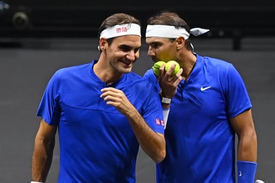 A FINE BROMANCE: Great friends Nadal, Federer share epic rivalry