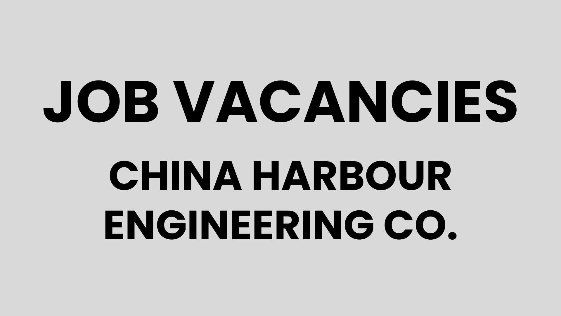 China Harbour Engineering Co.