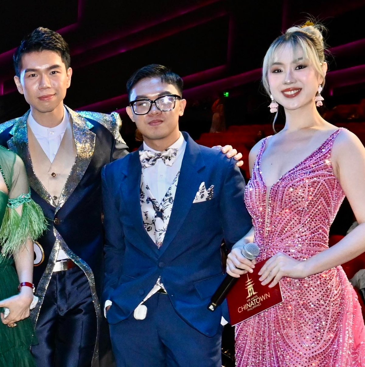 Wilburt Wei, Judge Jet Morales and Candice Tan.