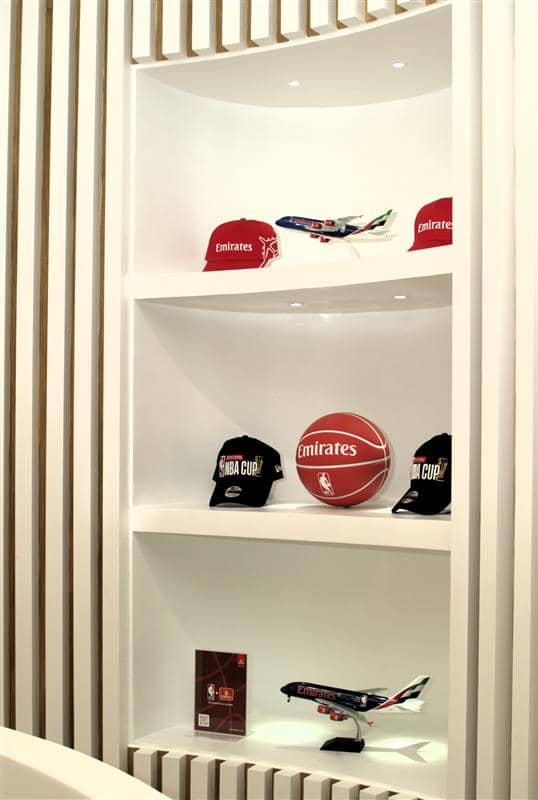 NBA Collection at Emirates World Retail Store Manila.