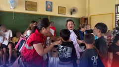 Psychosocial responders aid typhoon-hit families