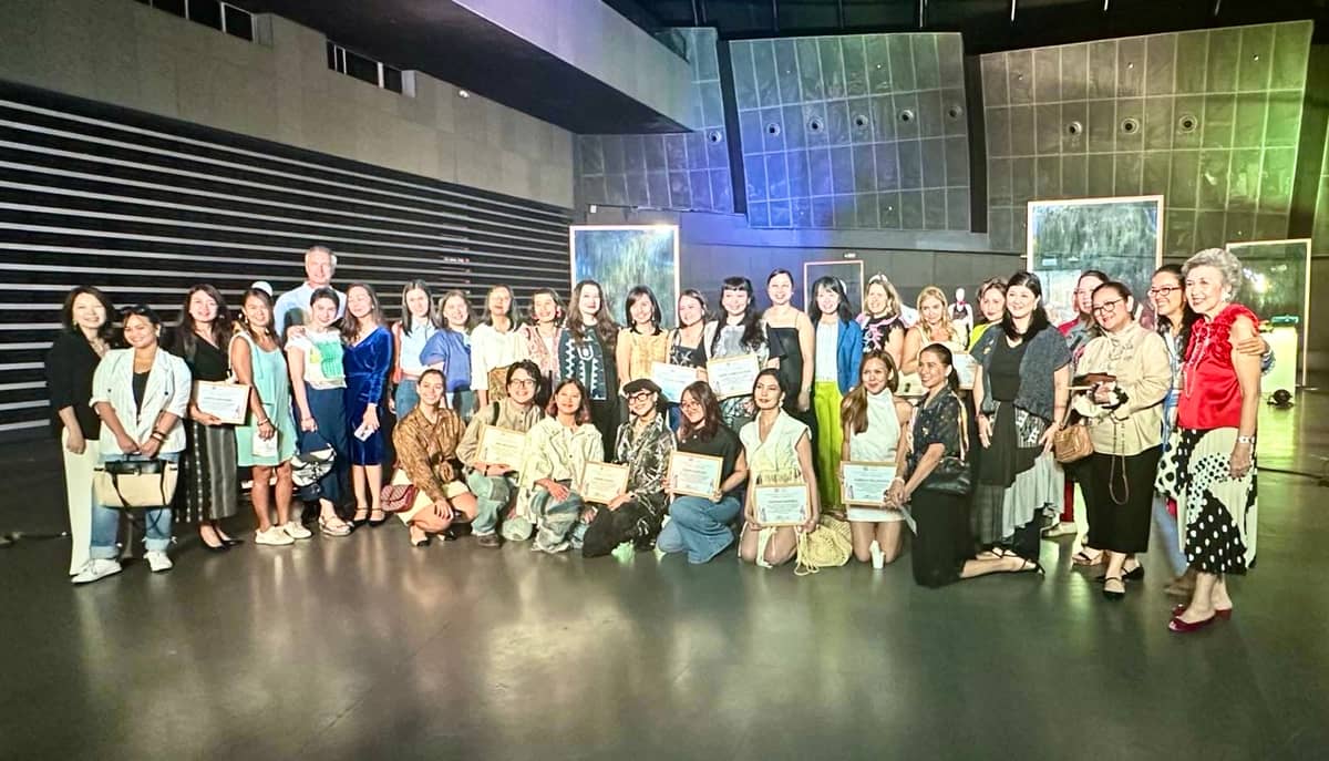 Zonta Club of Makati and Environs members, Ladies of SHOM (spouses of heads of mission), The Little Vintage Shop Upcycling Challenge participants and designers, Zonta members and students and faculty of De La Salle College of Saint Benilde.