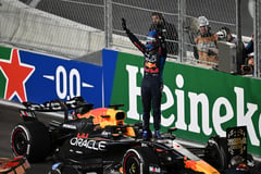 HITTING THE JACKPOT: Verstappen wins fourth straight title in Sin City