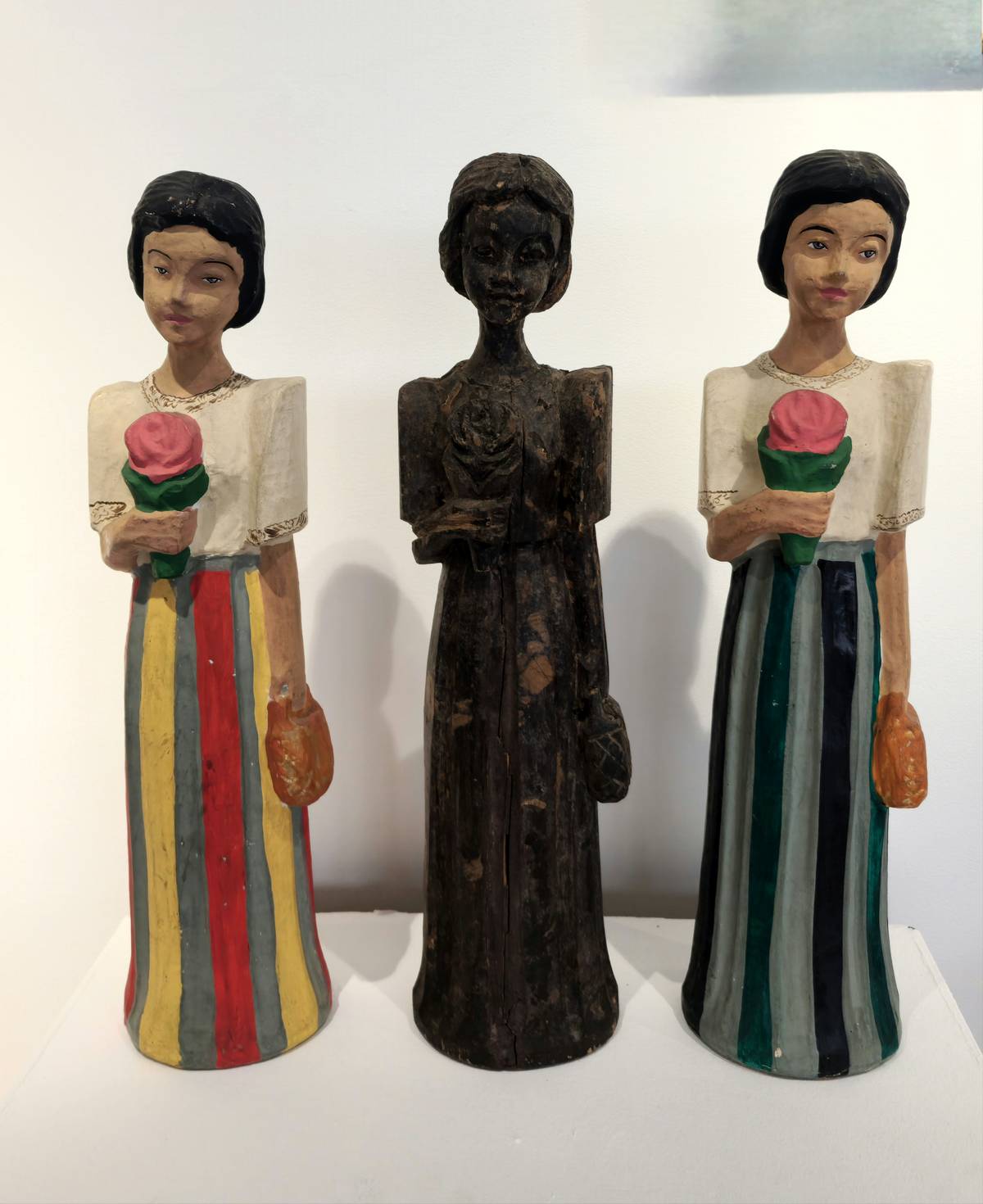 Takaan, wooden papier mache molds from Laguna.