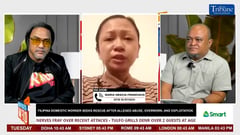 Repatriated Pinay thanks Usapang OFW