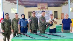 Loose firearms surrendered by Basilan