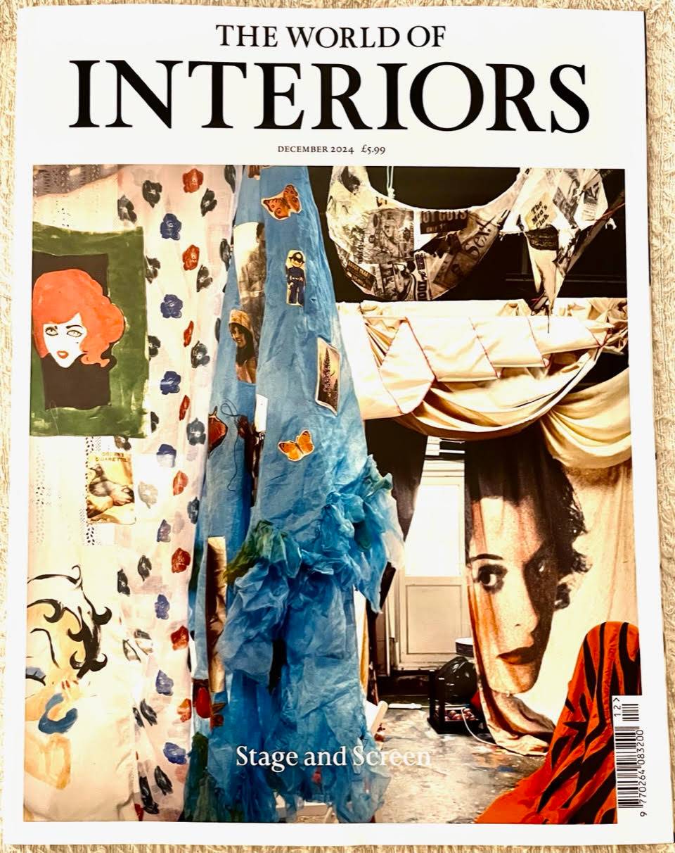 London-based monthly magazine The World of Interiors published by Condé Nast  features the best in interior design, decoration, antiques, furnishings and contemporary fine arts and includes expert book reviews and international art exhibitions.