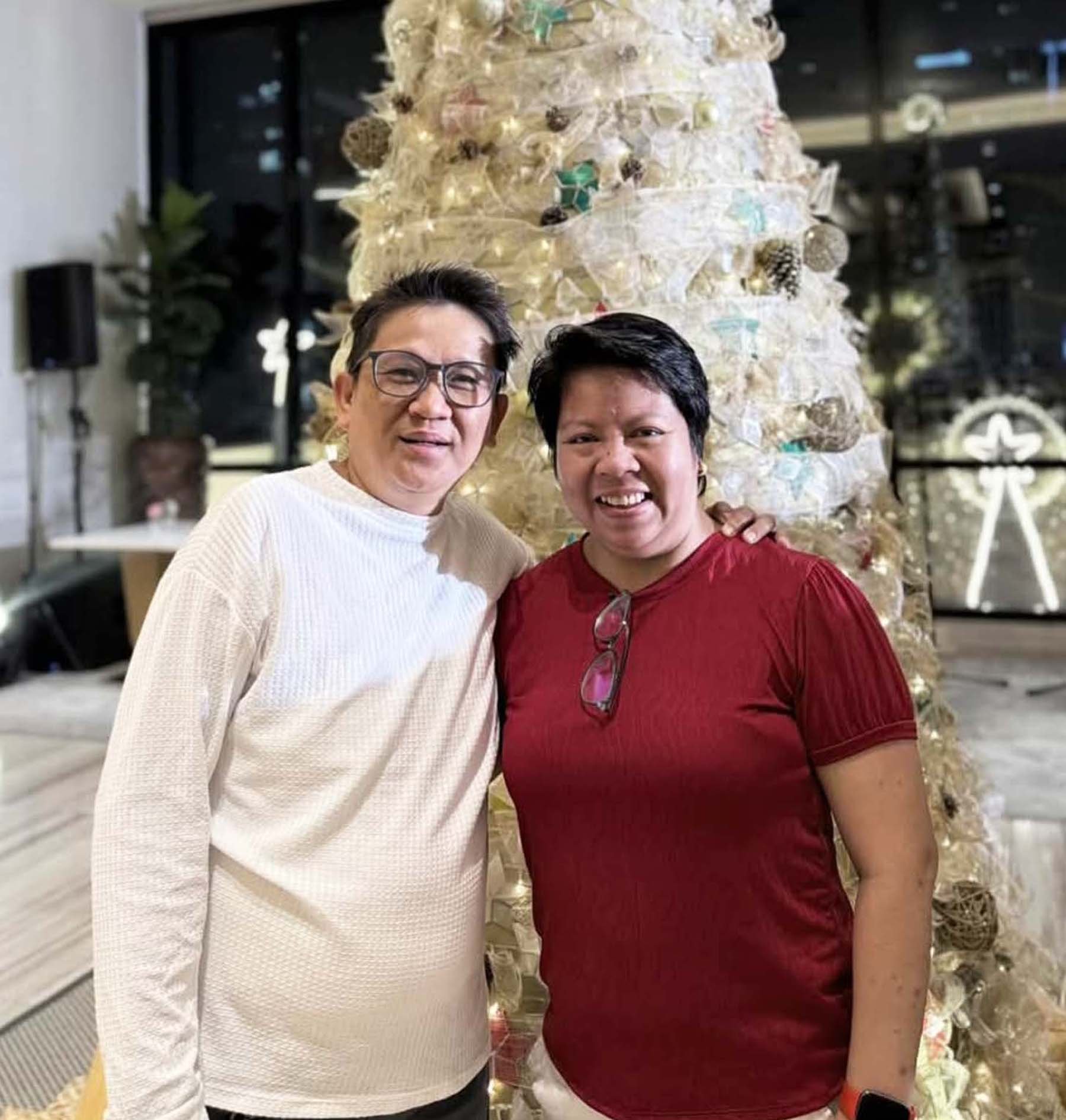 Tricia Silva and Grace Abriola.