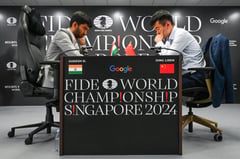 Ding draws first blood in world chess duel