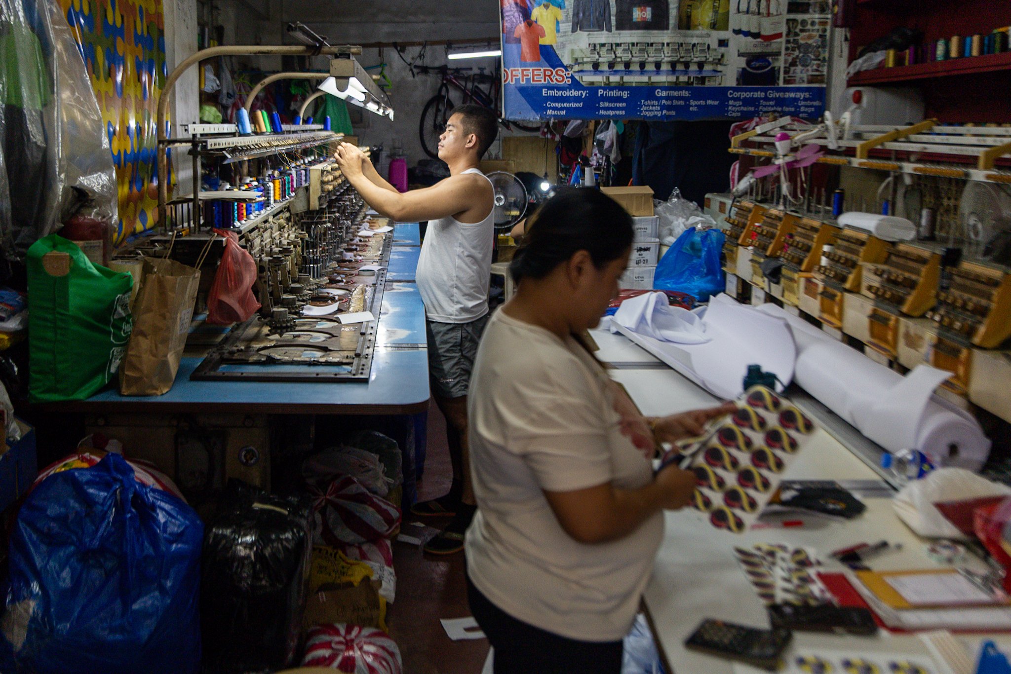 Embroidery workers weave art and livelihood in Divisoria 