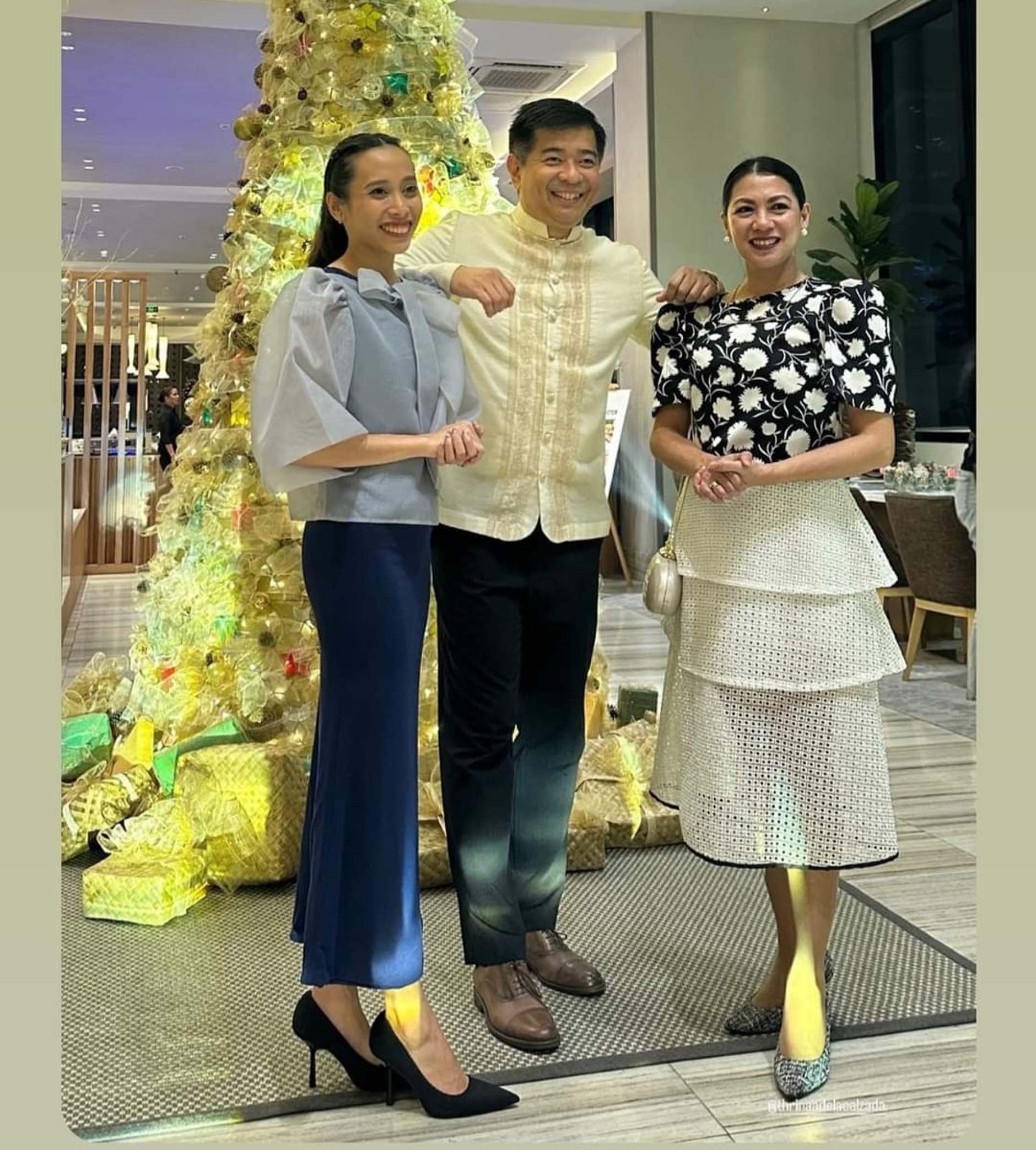 Ron Manalang, Seda Central Bloc general manager, with Antoinette Chavez, communications supervisor, and Thrina de la Calzada, director of sales and marketing.