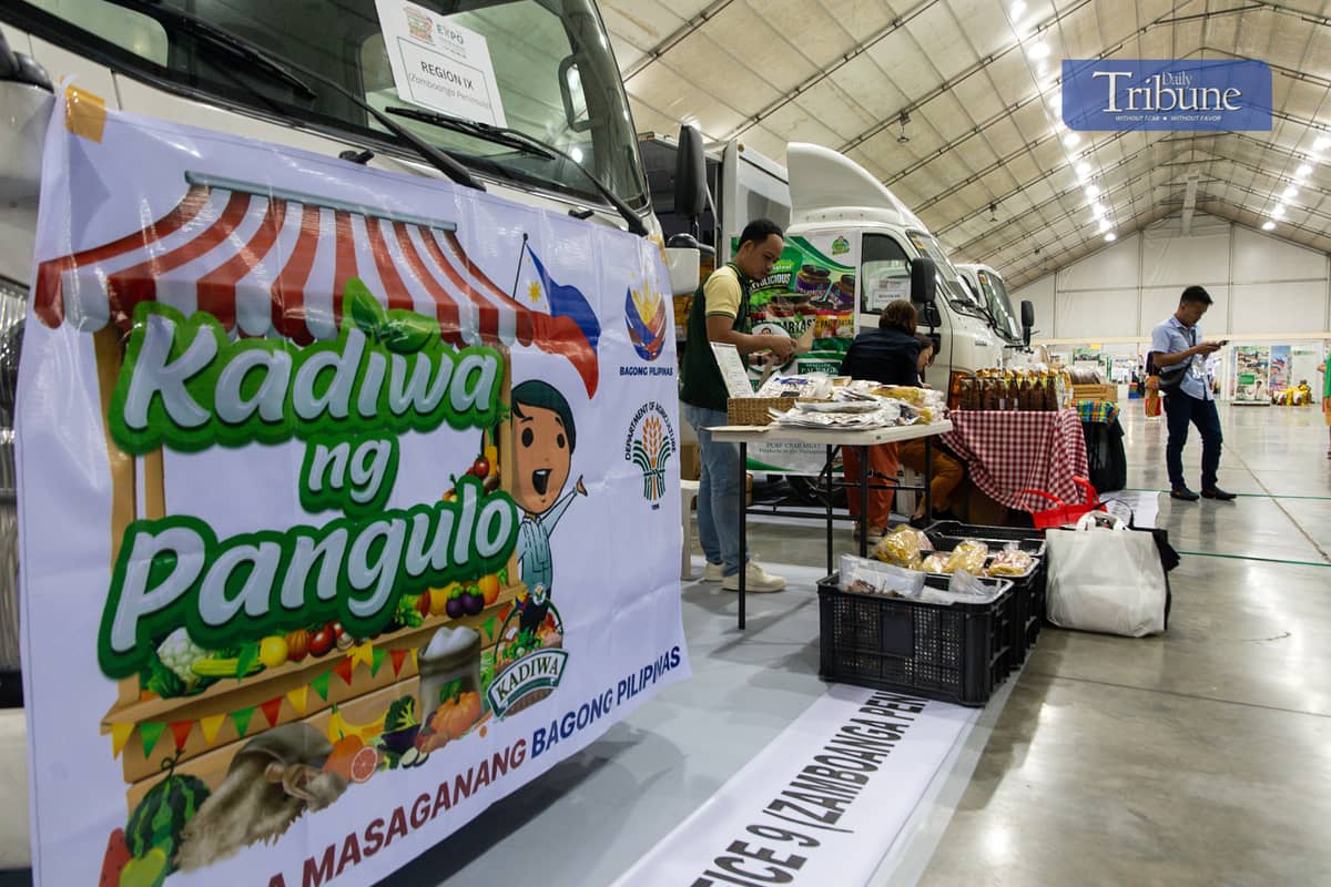 Consumers shop at the Kadiwa ng Pangulo at the Philippine International Convention Center in Pasay City, where goods are priced below market rates.