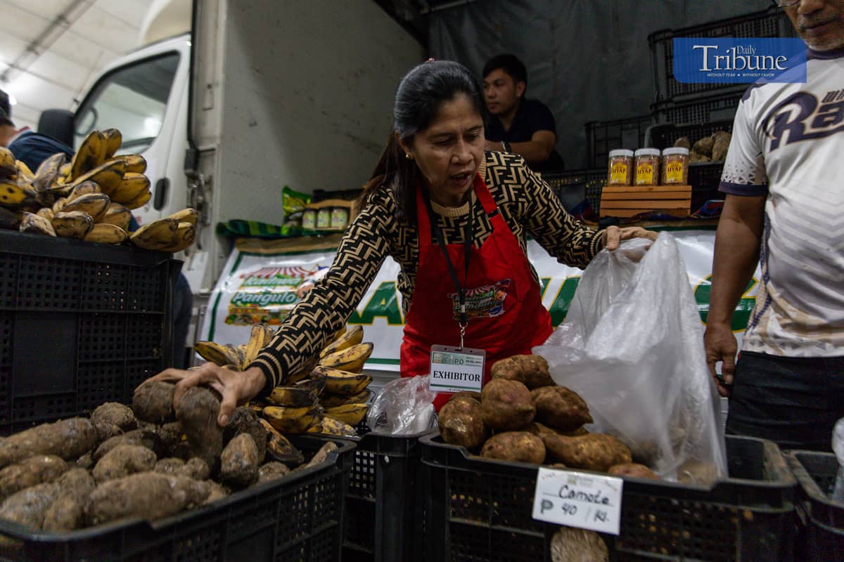 Consumers shop at the Kadiwa ng Pangulo at the Philippine International Convention Center in Pasay City, where goods are priced below market rates.