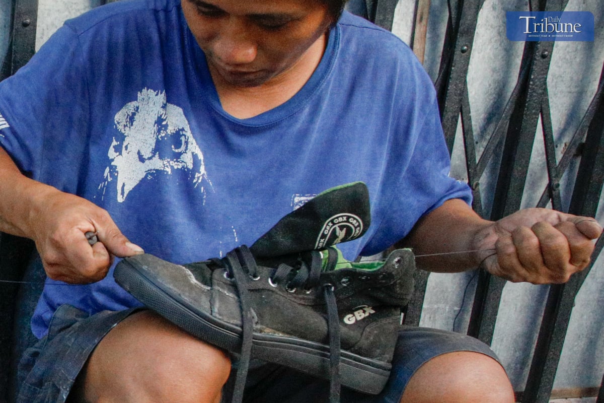 Today, Jaymar continues to stitch footwear, mending gaps for others to keep moving forward while progressing with his own journey.