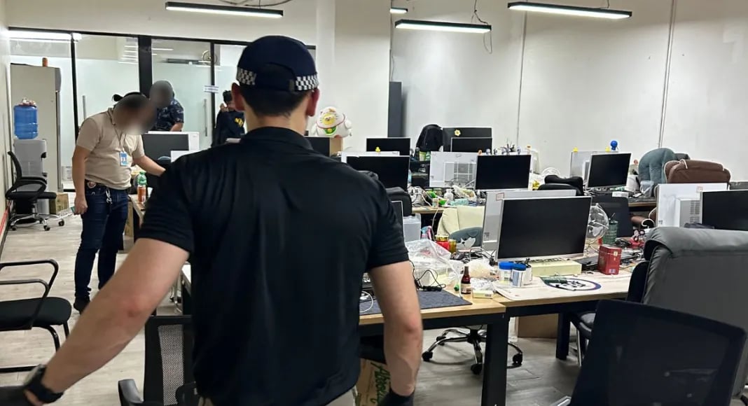 Alleged crypto scam call center busted